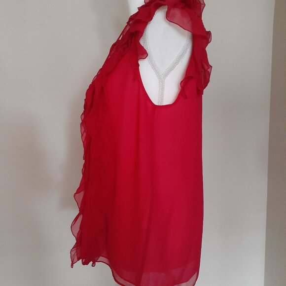 Jason Wu Ruffle Front Blouse - Picture 6 of 9